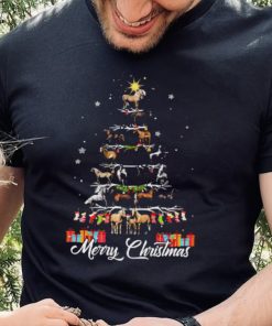 Horses Xmas Tree Merry Christmas Shirt