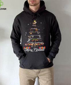 Horses Xmas Tree Merry Christmas Shirt
