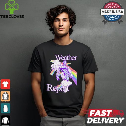Hoshipieces Weather Report Jojos Painting t shirt