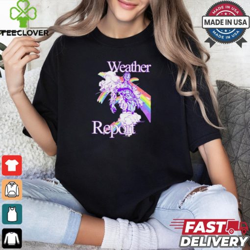 Hoshipieces Weather Report Jojos Painting t shirt