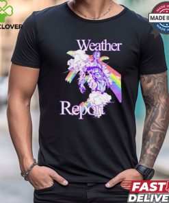 Hoshipieces Weather Report Jojos Painting t shirt