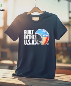 Hot Rod Built in the USA helmet shirt