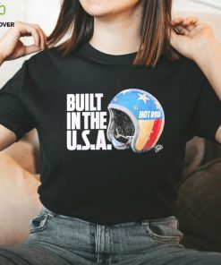 Hot Rod Built in the USA helmet shirt