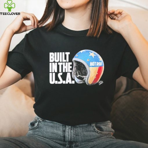 Hot Rod Built in the USA helmet shirt