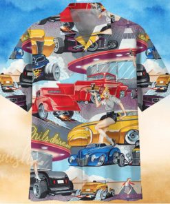 Hot Rod Colorful Unique Design Unisex Hawaiian Shirt For Men And Women Dhc17063020