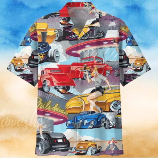 Hot Rod Colorful Unique Design Unisex Hawaiian Shirt For Men And Women Dhc17063020