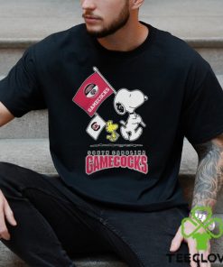 Hot Snoopy And Woodstock Abbey Road South Carolina Gamecocks Shirt