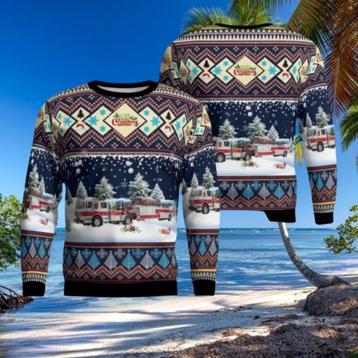 Hot Springs, Arkansas, Hot Springs Fire Department AOP 3D Ugly Christmas Sweater