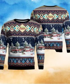 Hot Springs, Arkansas, Hot Springs Fire Department AOP 3D Ugly Christmas Sweater