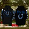 Hot Trending Indianapolis Colts Nfl Throwback Black 3d Hoodie