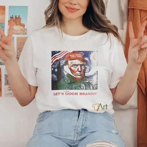 Hot Trump Assassination Attempt let’s VanGogh Brandon T shirt