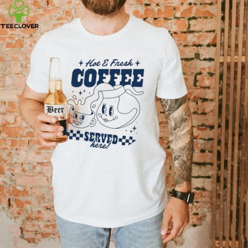 Men’s Hot and Fresh Coffee Tee – Get Yours Now!
