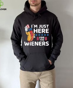 Hot dog I’m just here for the wieners 4th of july shirt