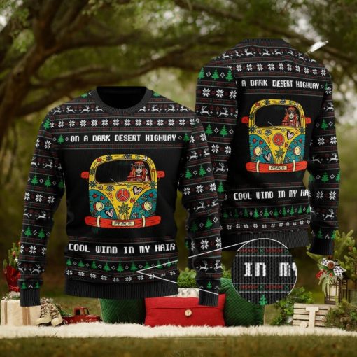 Hotel California Full Christmas 3D Printed Ugly Christmas Sweater