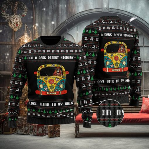 Hotel California Full Christmas 3D Printed Ugly Christmas Sweater