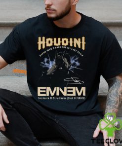 Houdini Guess Whos Back For My Last Trick Eminem The Death Of Slim Shady T Shirt