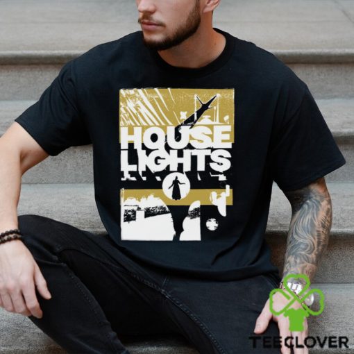 House Lights   Vintage Graphic Collage T Shirt