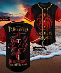 House Of The Dragon Game Of Thrones Baseball Jersey