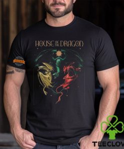 House of the Dragon Tri Dragons Front Print T Shirt