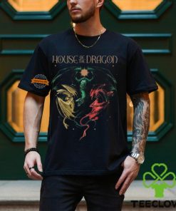House of the Dragon Tri Dragons Front Print T Shirt