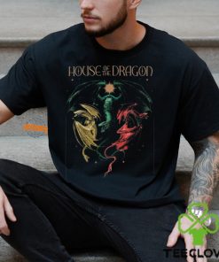House of the Dragon Tri Dragons Front Print T Shirt