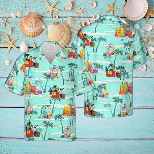 Housekeeping Equipment Hawaiian Shirt