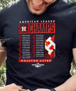 Houston Astros 2022 American League Champions Roster World Series 2022 shirt
