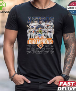 Houston Astros 2023 – 2024 AL West Division Champions Signatures shirt