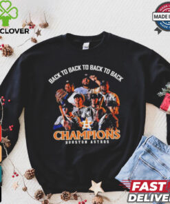 Houston Astros 2024 AL West Division Champions Back 4 Back Shirt