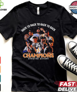 Houston Astros 2024 AL West Division Champions Back 4 Back Shirt