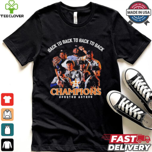 Houston Astros 2024 AL West Division Champions Back 4 Back Shirt