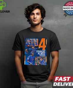 Houston Astros 4 Straight AL West Division Champions Shirt