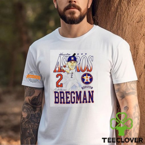 Houston Astros Alex Bregman 2 swing caricature shirt