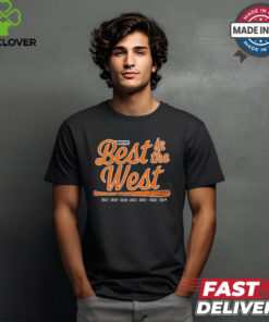 Houston Astros Baseball Best in the West 2017 2024 t shirt