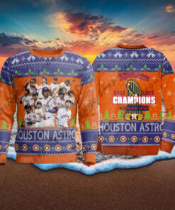 Houston Astros Christmas Ugly Sweater World Series Champion