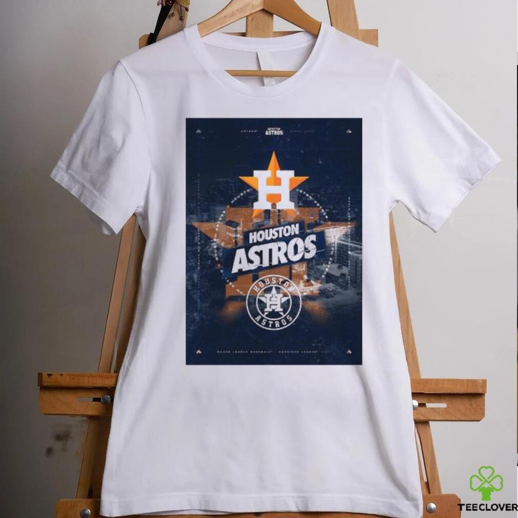 Houston Astros City Skyline Poster Shirt Houston Astros City Skyline Poster Shirt