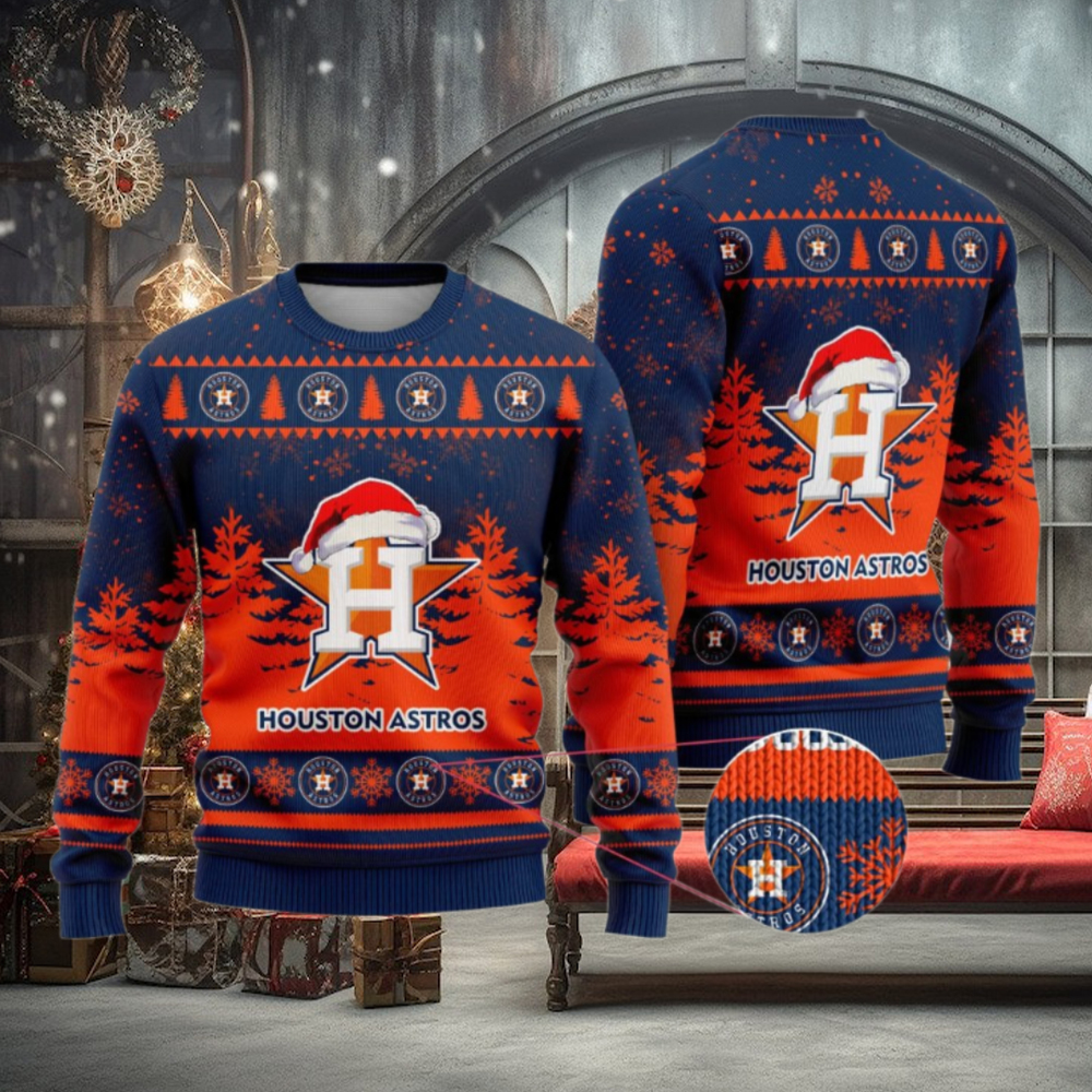 Houston Astros Funny Christmas Ugly Sweater Houston Astros Funny Christmas Ugly Sweater