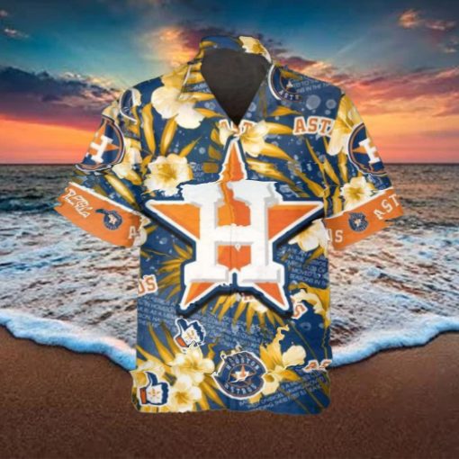 Houston Astros Hawaiian Shirt, MLB Hawaiian Shirt Gift For Fans