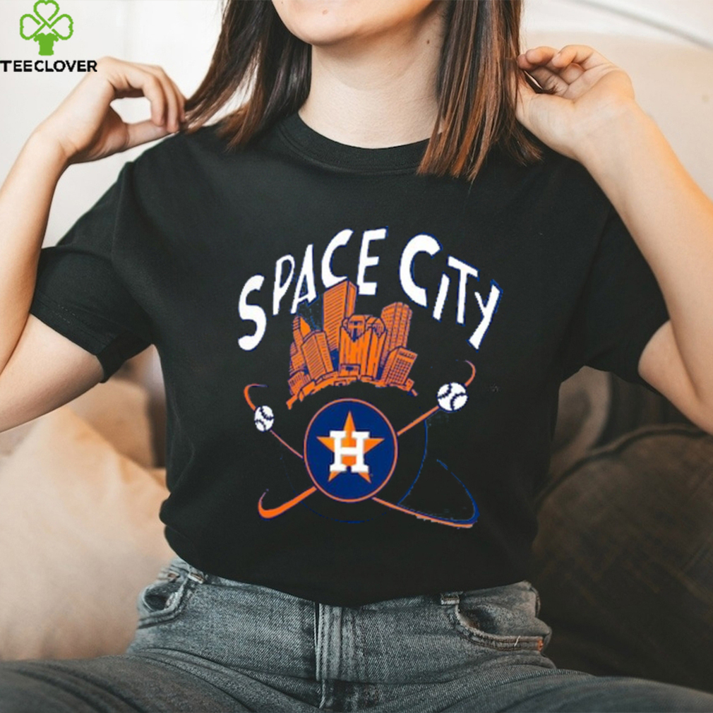 Houston Astros Homage Space City Hyper Local Tri-Blend T-Shirt - Light Blue