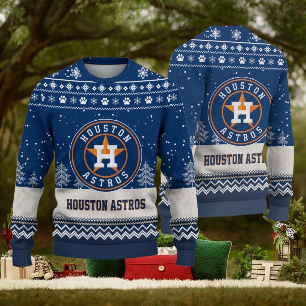 Houston Astros Logo Christmas Wool Sweater Houston Astros Logo Christmas Wool Sweater