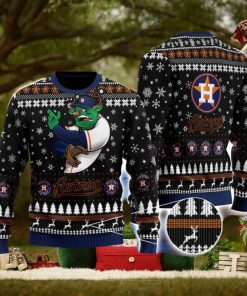 Houston Astros Logo Cute Christmas Gift Ugly Christmas Sweater For Fans