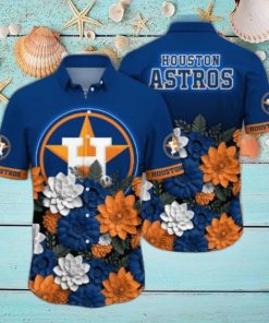 Houston Astros MLB Flower Hawaii Shirt And Tshirt For Fans