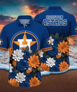 Houston Astros MLB Flower Hawaii Shirt And Thoodie, sweater, longsleeve, shirt v-neck, t-shirt For Fans