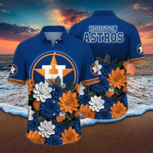 Houston Astros MLB Flower Hawaii Shirt And Thoodie, sweater, longsleeve, shirt v-neck, t-shirt For Fans