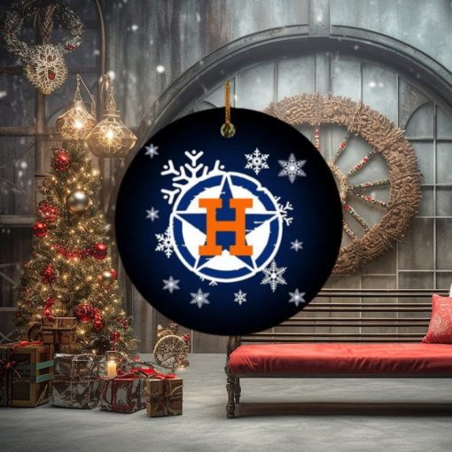 Houston Astros MLB Personalized Holiday 2023 Merry Christmas Decorations Ornament