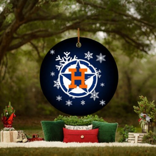 Houston Astros MLB Personalized Holiday 2023 Merry Christmas Decorations Ornament