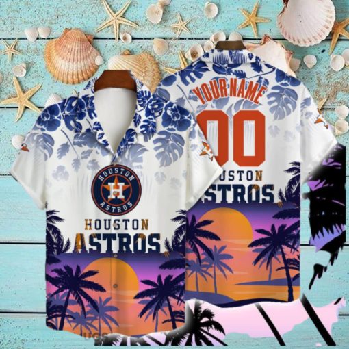 Houston Astros Major League Baseball 3D Print Hawaiian Shirt Summer Gift For Men And Women