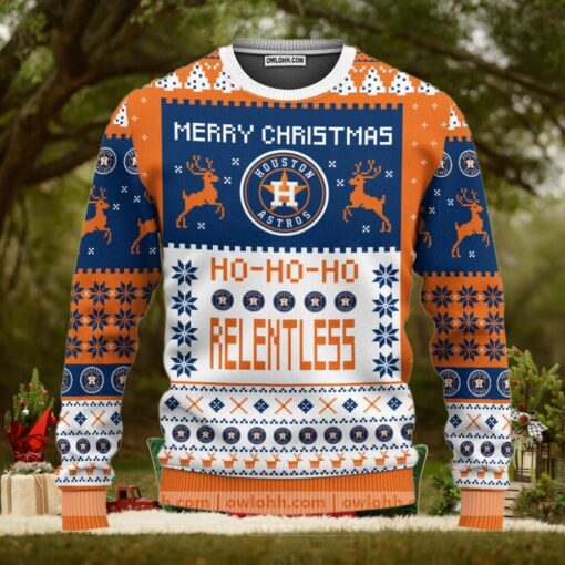 Houston Astros Merry Christmas  Ugly Christmas Sweaters