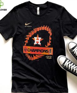 Houston Astros Nike 2022 World Series Champions Team Tri Blend T Shirt