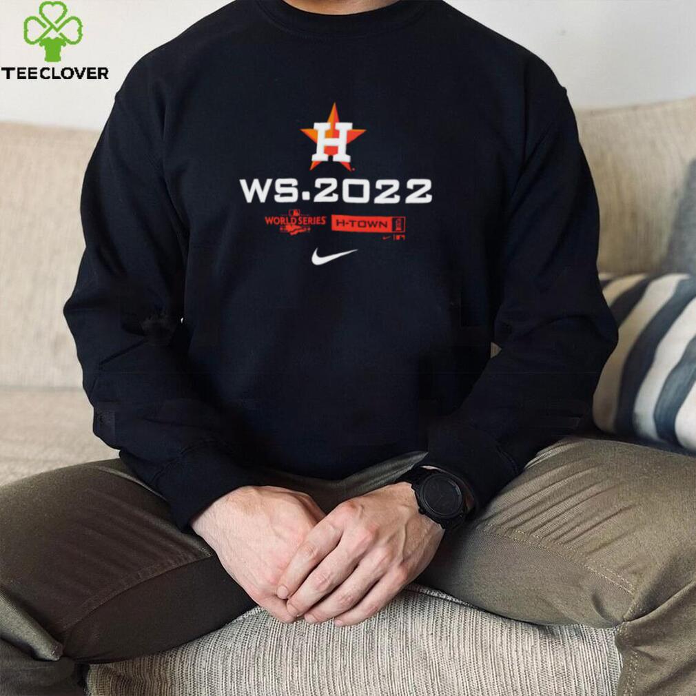 Houston Astros nike 2022 world series Houston Astros logo t-shirt